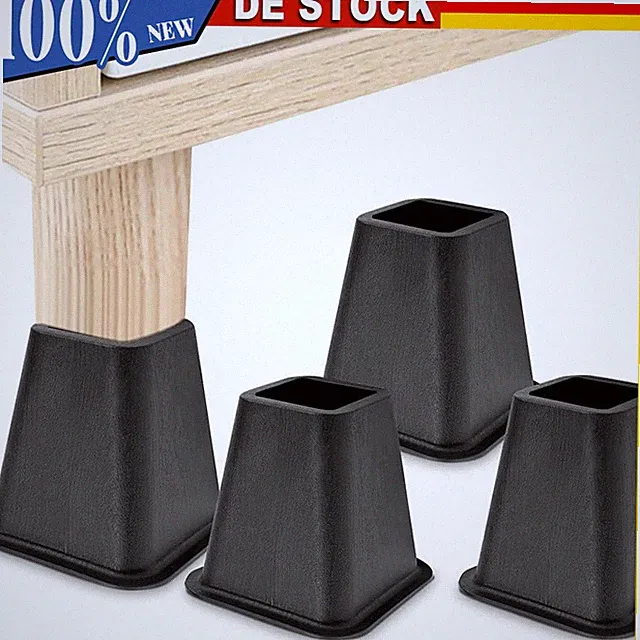 4 STK Bettmöbelerhöhungen Bettliften Möbelerhöhung Betterhöhung für Sofa, Tisch