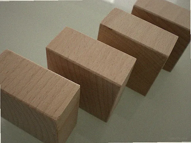 4 Stück Kanthölzer 50x50mm. Buche Massivholz Möbelbein Möbelfüße ab 2cm bis 8cm.