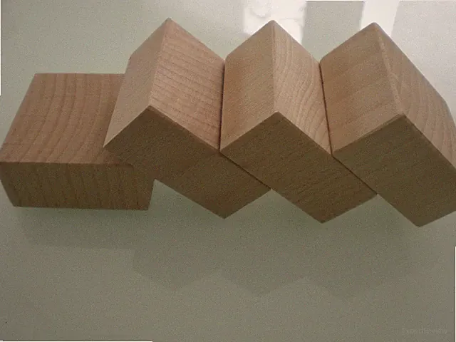 4 Stück Kanthölzer 60x60mm. Buche Massivholz Möbelbein Möbelfüße ab 4cm bis 6cm.