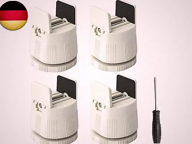4 Stück Möbelerhöhung (6-8 cm) - verstellbare Betterhöhung & Tischerhöhung m