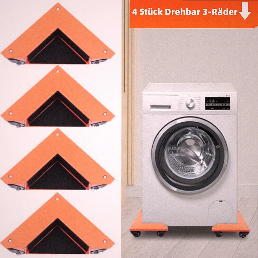 4 Stück Schreibtischschrank Ecke Mover Dolly Möbel Dollies Roller 1433lbs