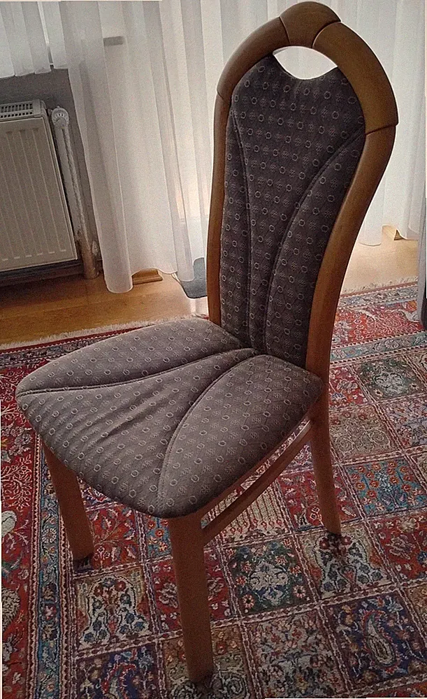 4 Stühle für Esstisch Stabil Rustikal Holzstuhl Stuhl Küche Esszimmer