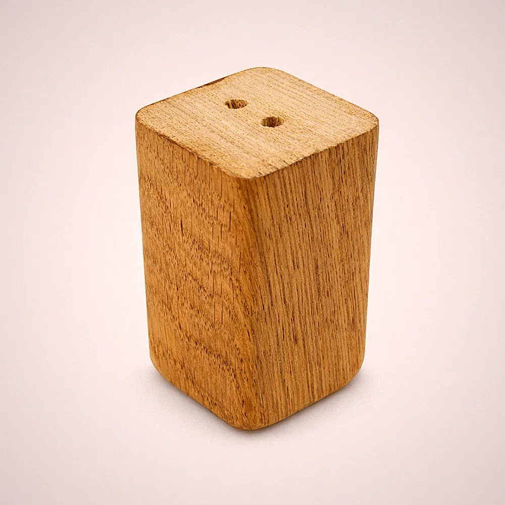 4 x HolzfüßeMöbelfüße Möbelfuß Schrankfüß Sofafuß Holz Buche Eiche Eckig