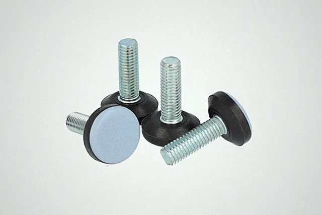 4 x Möbelgleiter mit M6 Gewinde Teflongleiter 28 mm Gewindegleiter Stellfüße