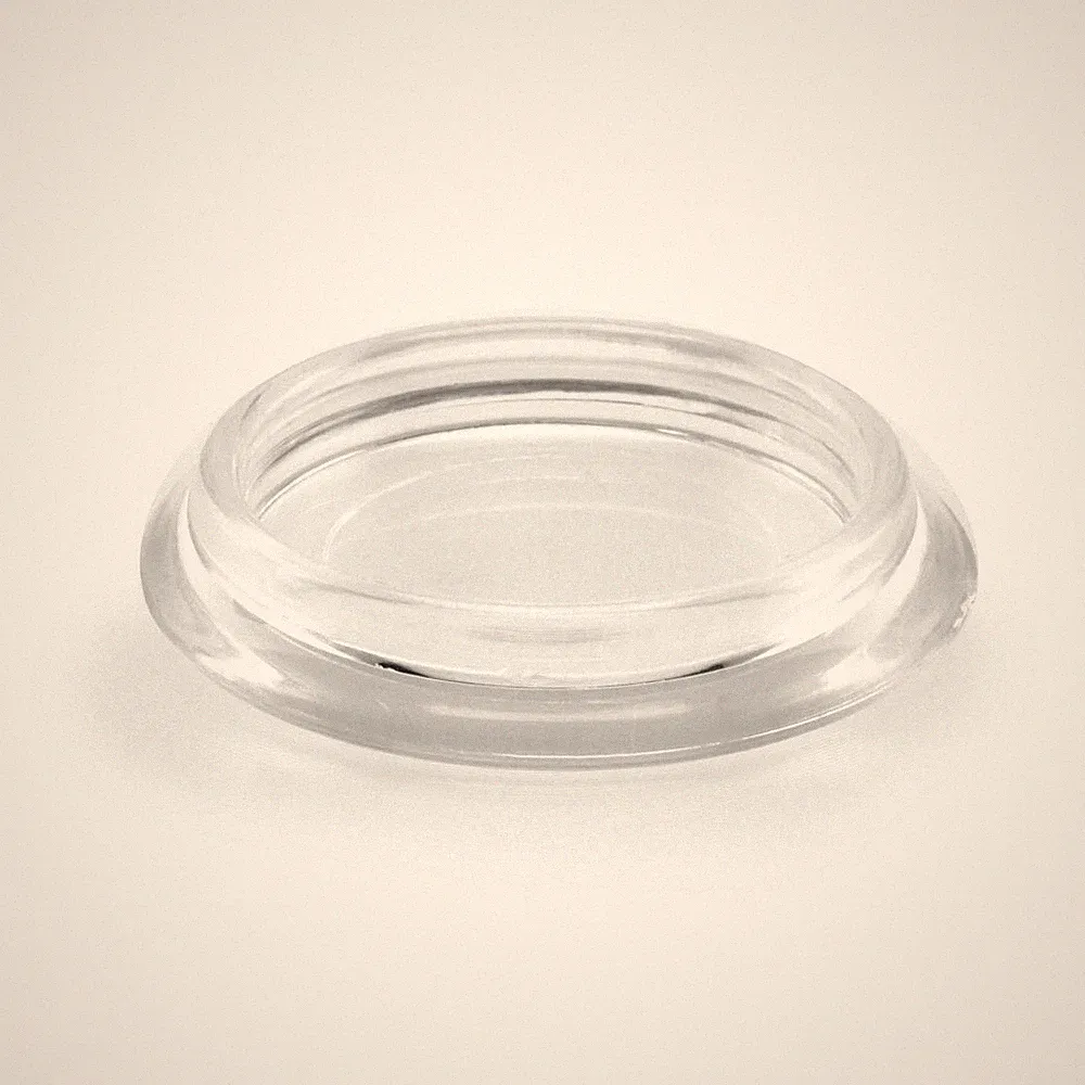 4 x Möbeluntersetzer transparent 60 mm Möbelgleiter Untersetzer für Möbel