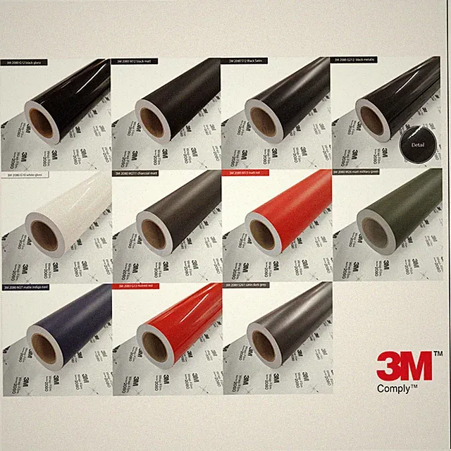 40€/m² 3M 2080 Carwrapping Auto Folie Luftkanäle Möbelfolie Blasenfrei 3D Premiu