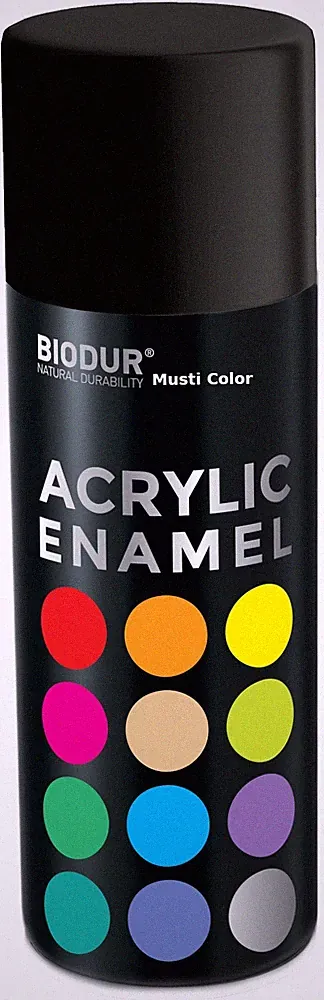 400ml Acryllack Autolack Spraydose Graffiti Sprühlack Tiefschwarz Matt RAL 9005