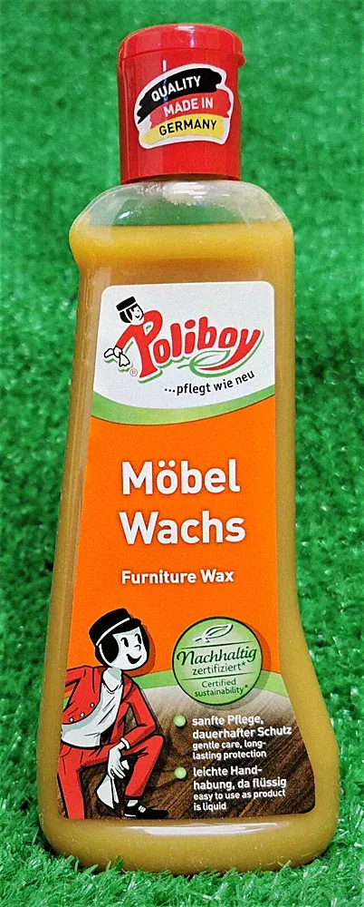 (42,50€/L) Poliboy Möbel Wachs 200ml dauerhafter Schutz Pflege flüssig Versand0€