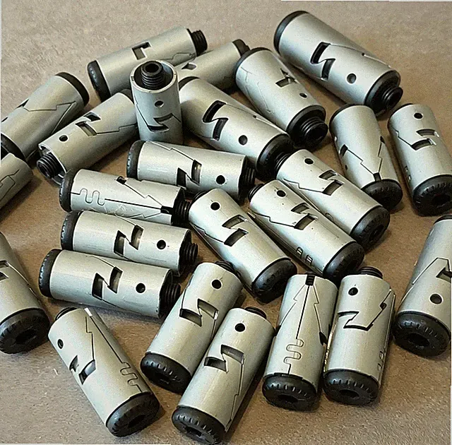 48x Konnektor für USM Haller Verbindung Rohr & Kugel Verbinder Connector -Silber