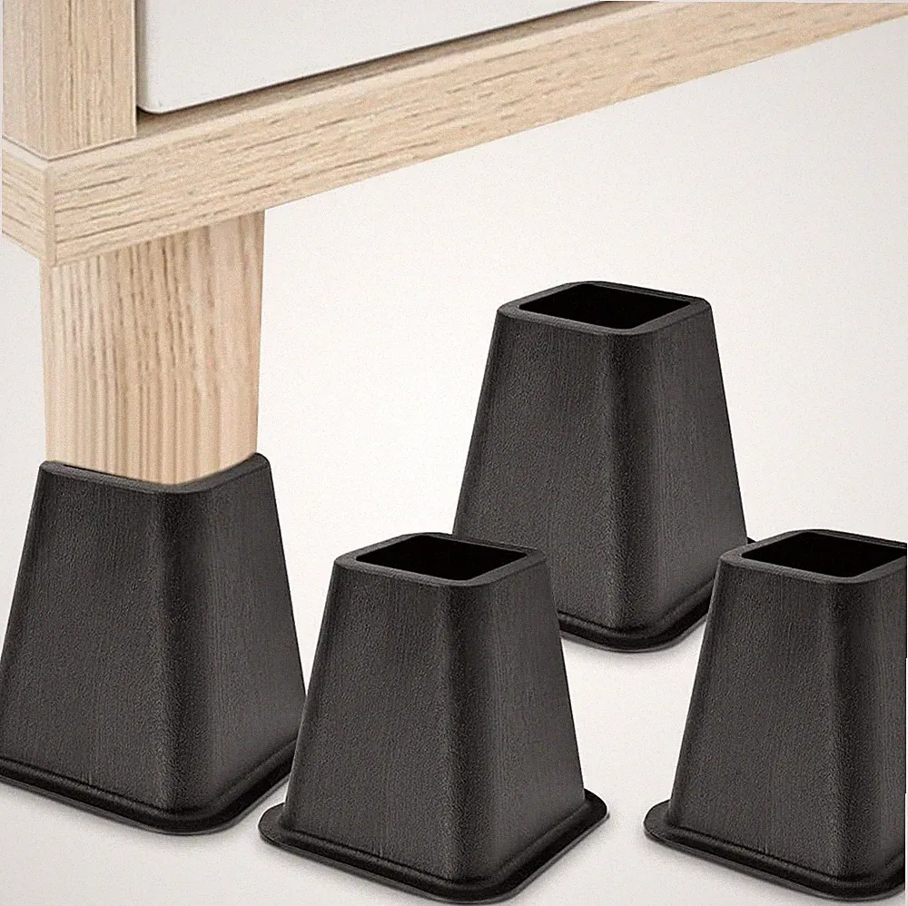 4er Möbelerhöhung Set Möbel Erhöhung Bett Sofa Sessel Fuß Gleiter Aufstehhilfe