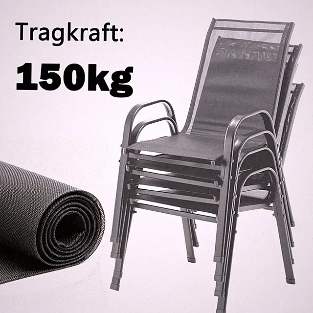 4er set Gartenstühle Stapelstuhl Hochlehner Gartenstuhl Balkonstühle