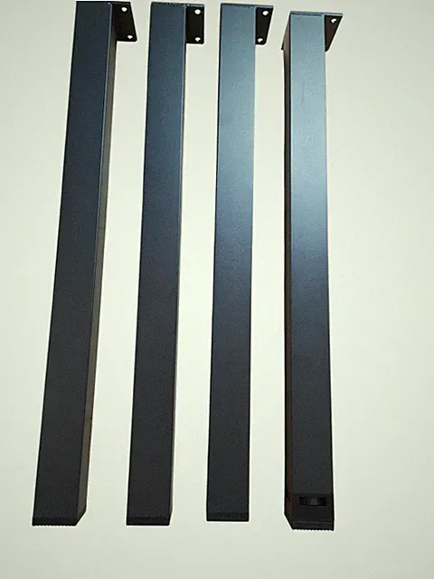 4er Set Tischbeine Aluminium 68 cm – pulverbeschichtet & wetterfest - B-Ware