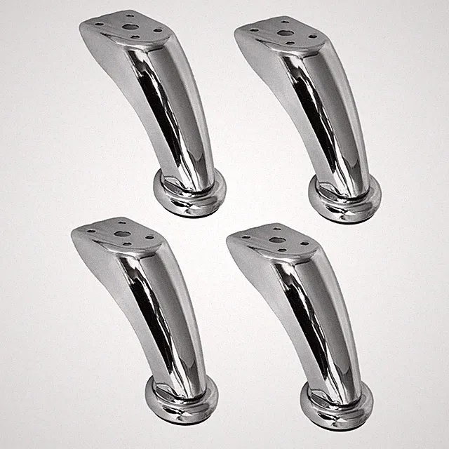 4Pcs Möbel Beine Rostfrei Kommoden Bein für Schränke Betten Schuh Schränke