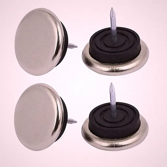 4stk Möbel Stuhl Tisch Bein Fuß 23mmx28mm Gleiten Nagel Schutz