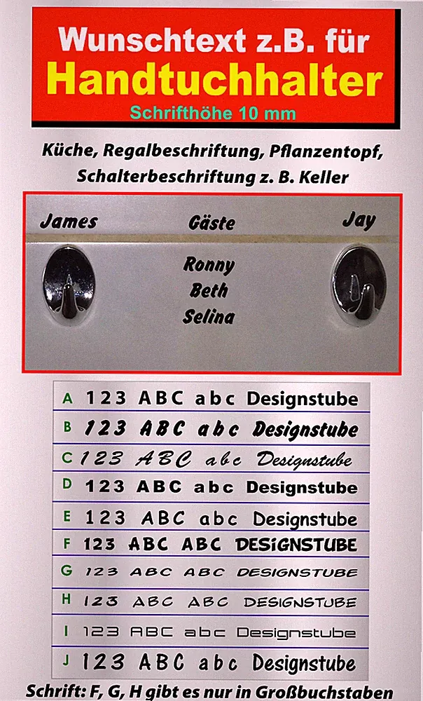 handtücher mit namen