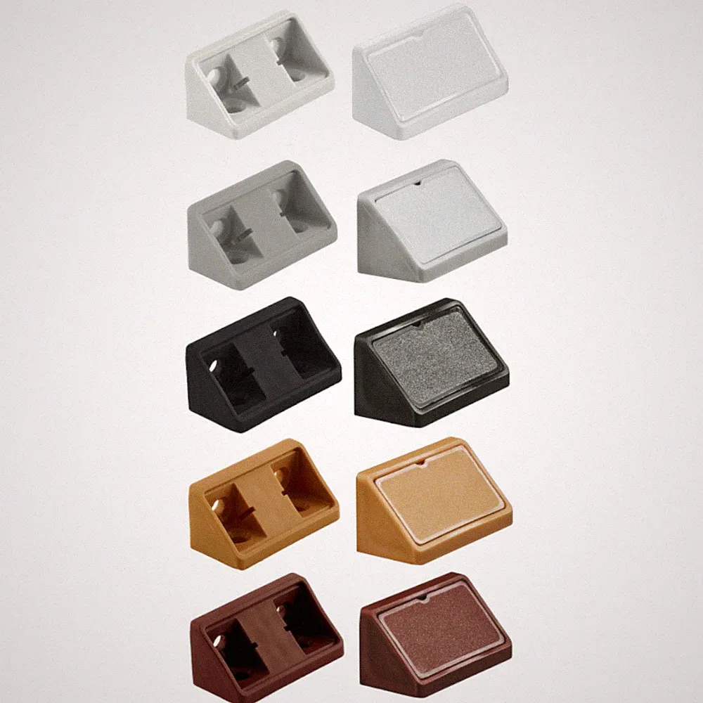 4x Eckverbinder korpusverbinder möbelverbinder 18mm 44mm kunststoff winkel möbel