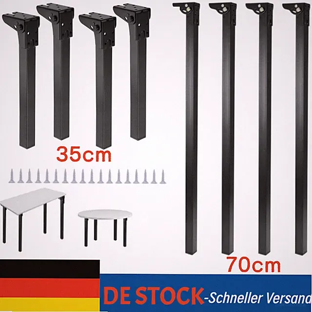 4X Faltbare Tischbeine 35-70CM zusammenklappbare Tischbeine vielseitig Tischbein