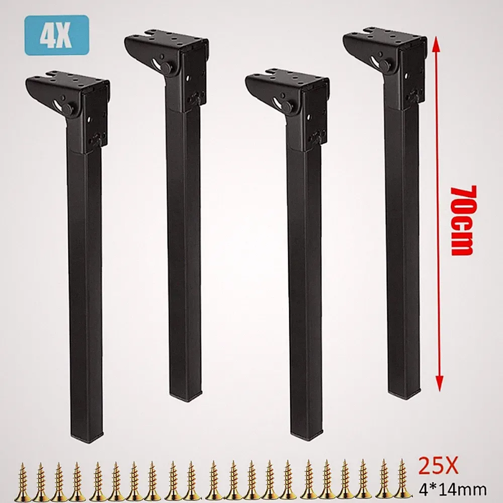 4X faltbare Tischbeine zusammenklappbare Tischbeine für Schreibtisch 70CM