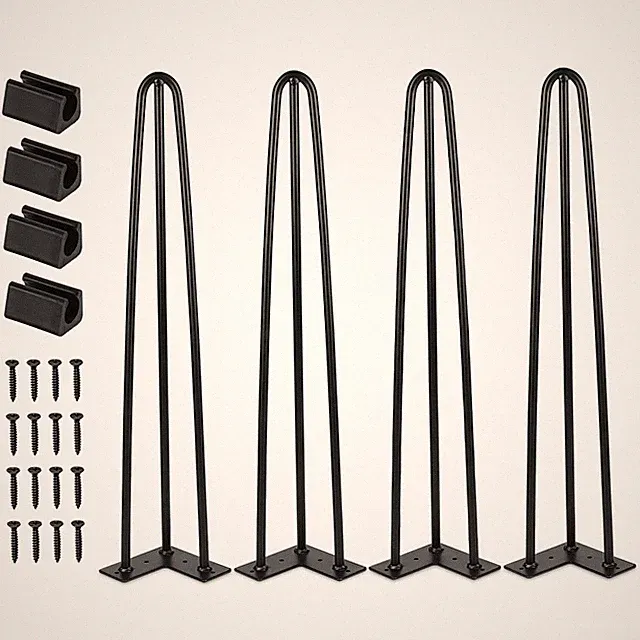 4x Hairpin Legs Couchtisch Austauschbare Hairpins Tischbeine Tischbein