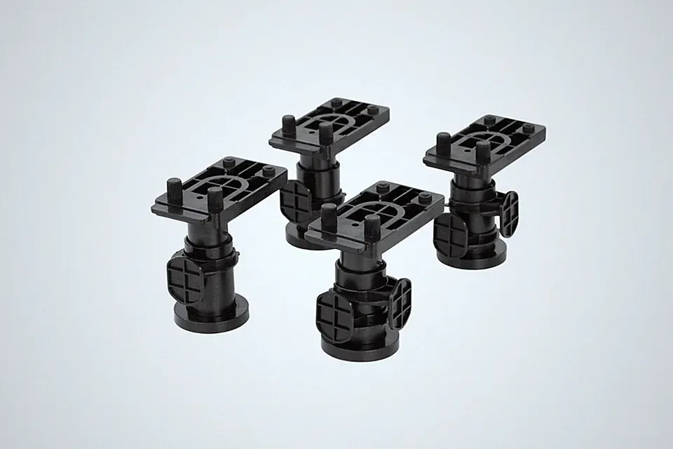 4x IKEA METOD Beine Füße Fuß Bein höhenverstellbare Möbelfüße 7,5 bis 9,5 cm NEU