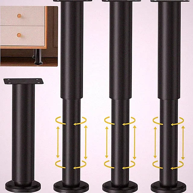 4x Möbelfüße Fuß Couch Vitrinenfuß Bein Küche Bettfüße Sofafuß Schrankfuß DHL