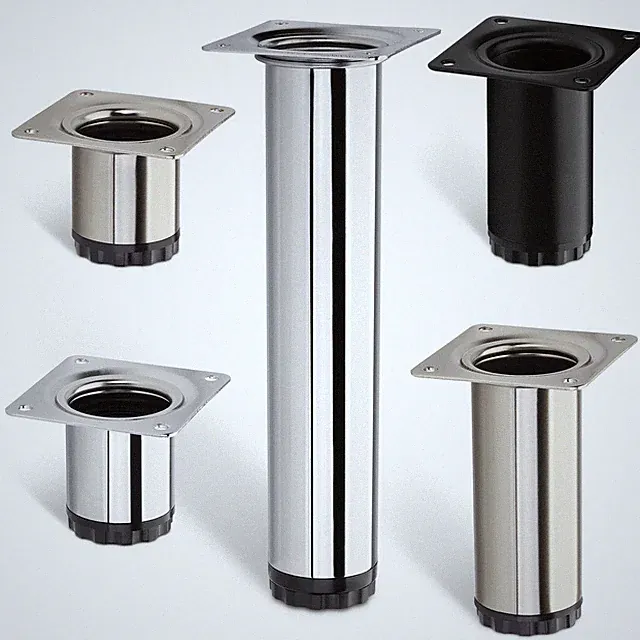4x Möbelfüße Verstellfuß Sofafuß Schrankfuß höhenverstellbar Ø 4 cm BRAVO SOTECH