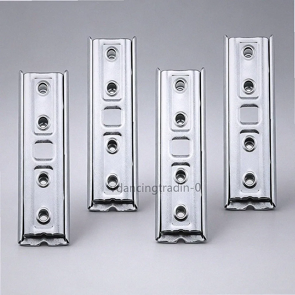 4x Möbelverbinder Metallverbinder Bettverbinder Verbinder Couchverbinder 12x4 cm