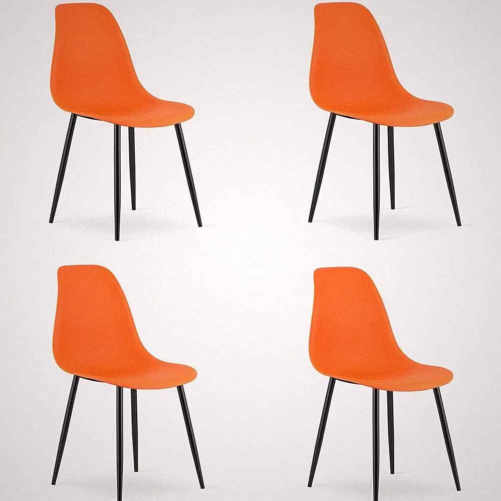 Orange Stuhl