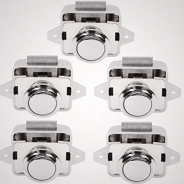 5-30x Push Lock Möbelschloss Schublade Schrank Für Camper Wohnmobil Wohnwagen