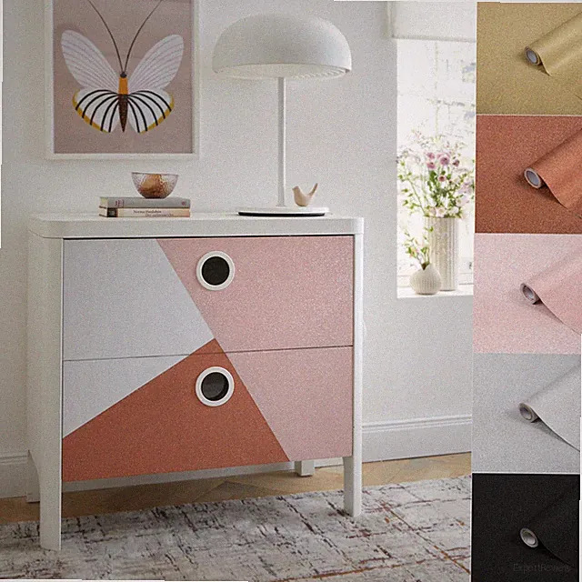 5,89€/m² Möbelfolie selbstklebend Glitter Klebefolie Möbel Deko Folie Glitzer