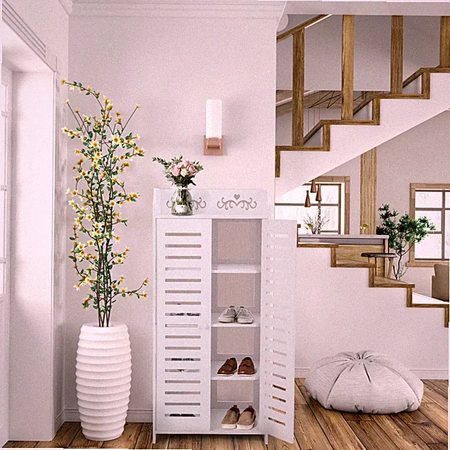 5 Ebenen Schuhschrank Schuhregal Schuhablage Schuhkommode Aufbewahrungsschrank