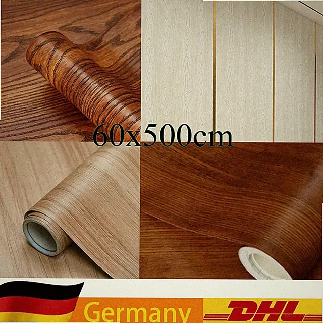 5€/m² Selbstklebende Folie Klebefolie Holz Optik rustikale Eiche für Möbel Küche