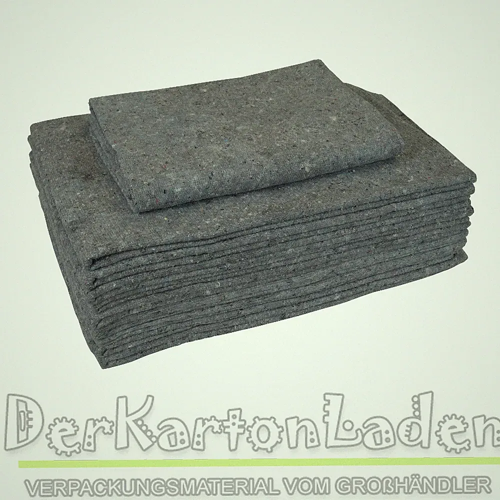 5 Möbeldecken Umzugsdecken 150 x 200 cm Packdecken Lagerdecken für Umzug