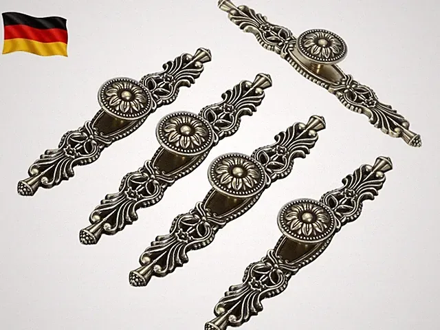 5 Stück Griff Möbelgriff Vintage Knäufe für Türen Möbelstücken Antikbronze für K