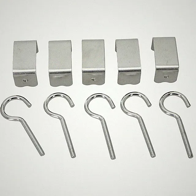 5 Stück Möbelhaken aus Metall zur effizienten Aufbewahrung von Taschen und Kop