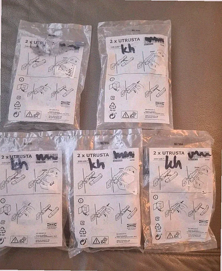 5 x IKEA Integral Aufsteck-Dämpfer für Küche FAKTUM, METOD, PAX neu! 402.418.23