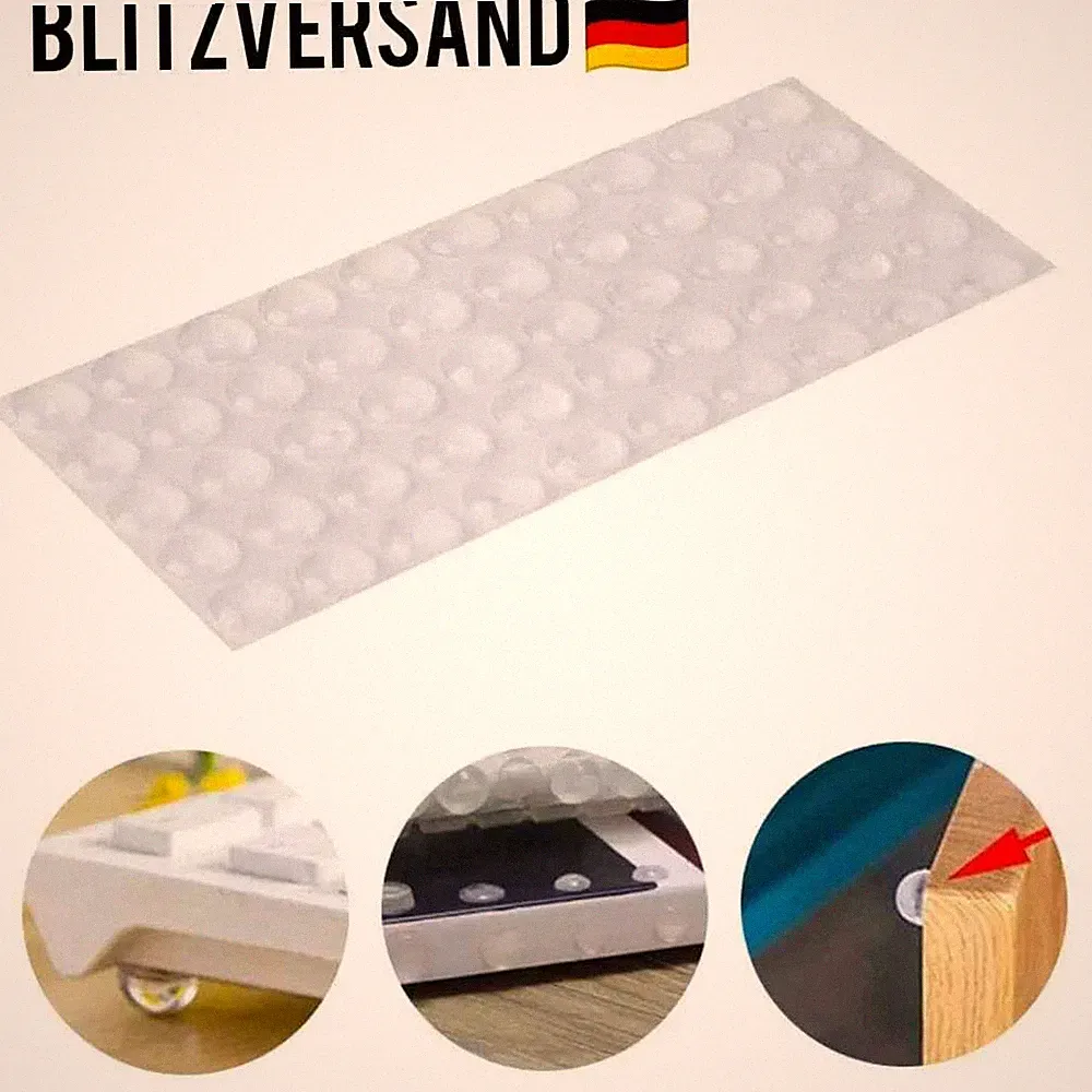 50 Elastikpuffer Gummifüße Gummipuffer Schutzpuffer Klebefüße Glasplatten Füße