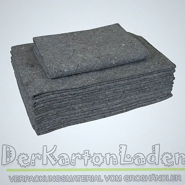 50 Möbeldecken Umzugsdecken 150 x 200 cm Packdecken Lagerdecken für Umzug