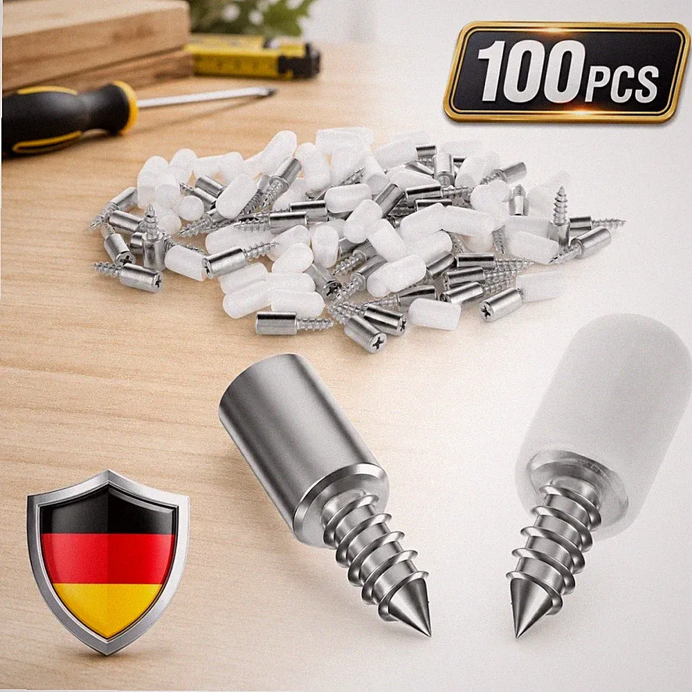 50 Stück Bodenträger Edelstahl Rostbeständig Kreuzkopf für Möbel