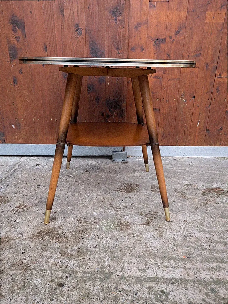 50s Tisch Vintage Nierentisch Couchtisch Rockabilly Retro Coffee Table 50er 14