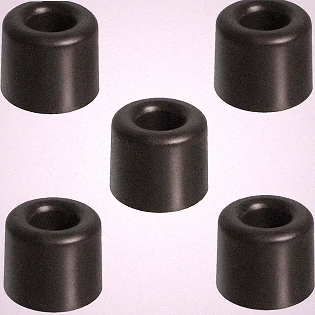 5x Möbelgleiter Möbelfüße polsterfüße erhöhung kunststoff PVC schwarz 20 25 30mm