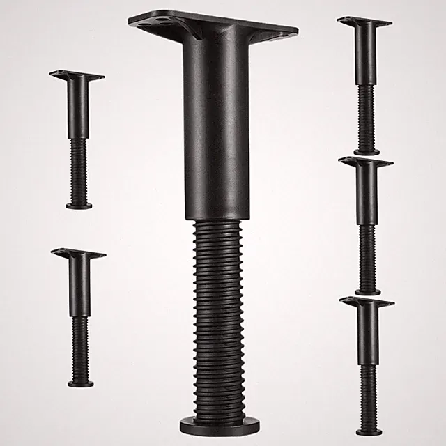 6 Pcs Möbelfüße Höhenverstellbar Tischbein Beine Des Bettrahmens