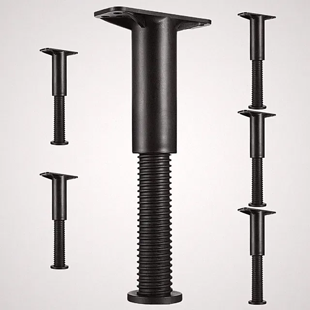 6 Pcs Verstellbares Bettbein Möbel Beine Ersatzmöbelbeine Möbelfüße