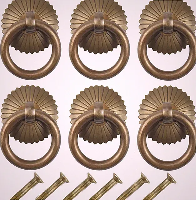 6 Stück Möbelknöpfe Vintage, Küchenschrank Kleiderschrank Knopf, Antik Sch