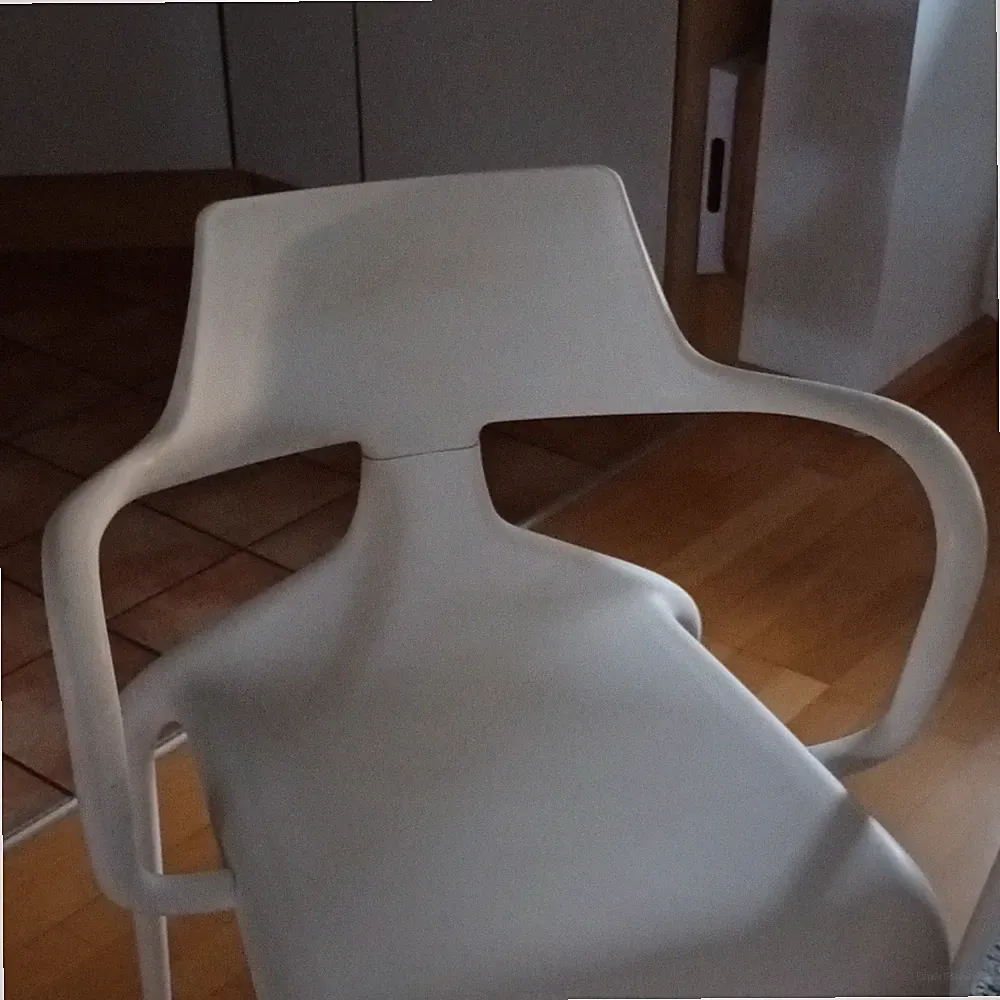 6 X Kartell A.I. Stuhl weiß Kunststoff matt 62x62x80 cm max. 110 kg