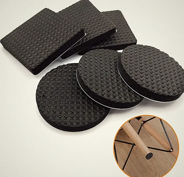 60 Stück Anti Rutsch Pads, Gummi Möbel Pads Selbstklebend, Filzgleiter B