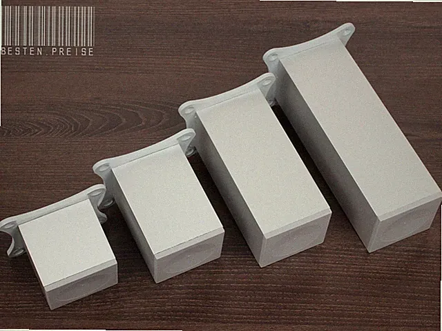 65x65 ALUMINIUM MODERN Möbelfuß Möbelfüße Sofafüße Sockelfüße Schrankfuß Fuß