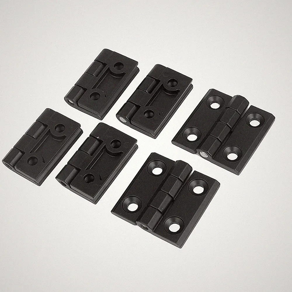 6stk Scharniere Türscharniere Türband Möbelscharniere Edelstahl schwarz 50x50mm