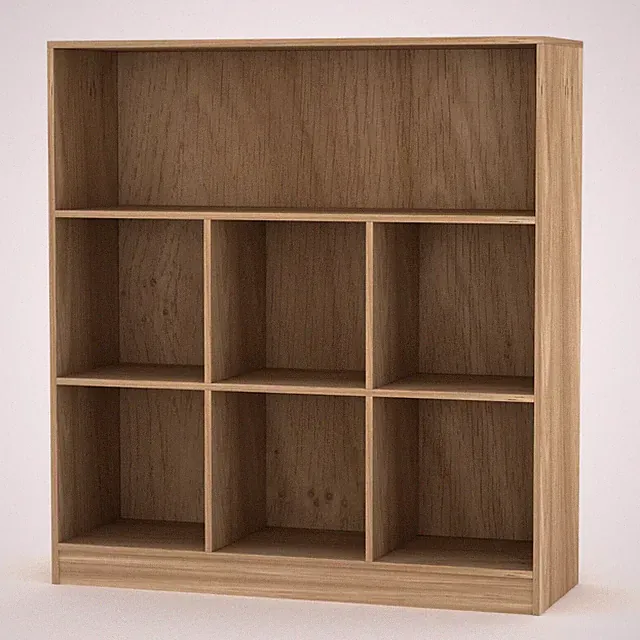 7 Würfel breit Aufbewahrung Bücherregal Holz Bücherregal Vitrinenregal freistehend Schrank