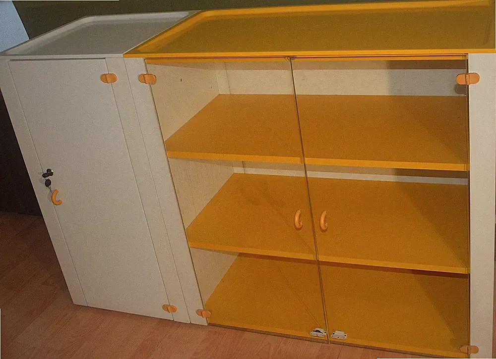 70er Sideboard Vitrine Interlübke Team Form AG Swiss Schweiz Medium System
